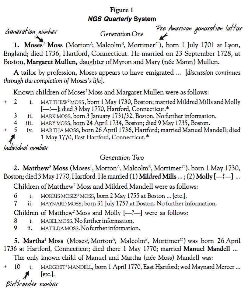 Numbering Systems For Genealogy